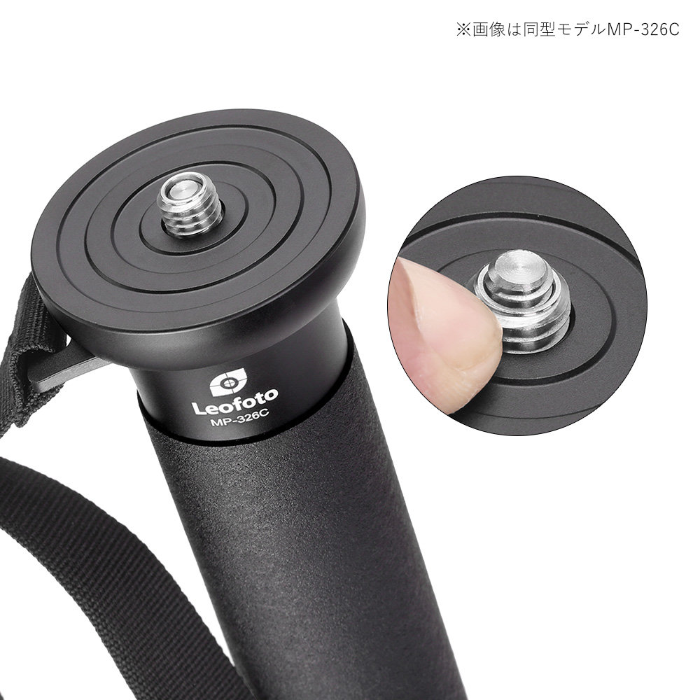 leotofo MP326Cカーボン一脚脚径32mmBV-10雲台セット-