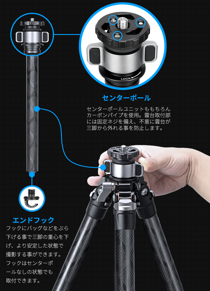 豪華ラッピング無料 滋賀栗東 川辺堂Leofoto LQ-324C FW-01R カーボン4