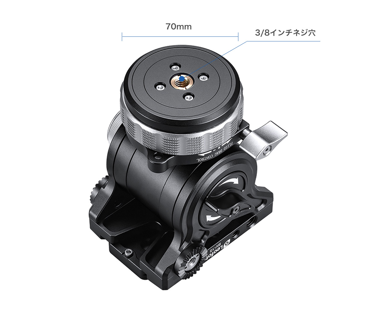 Leofotoレオフォト BV-15 VTR用雲台 Leofoto  動画用 雲台